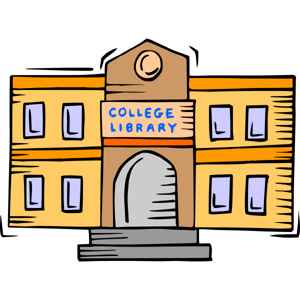 Download College Library Free Svg