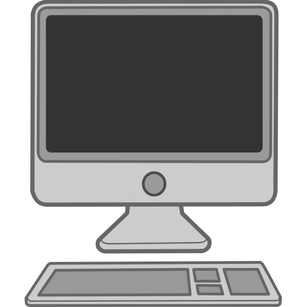 desktop computer clipart png