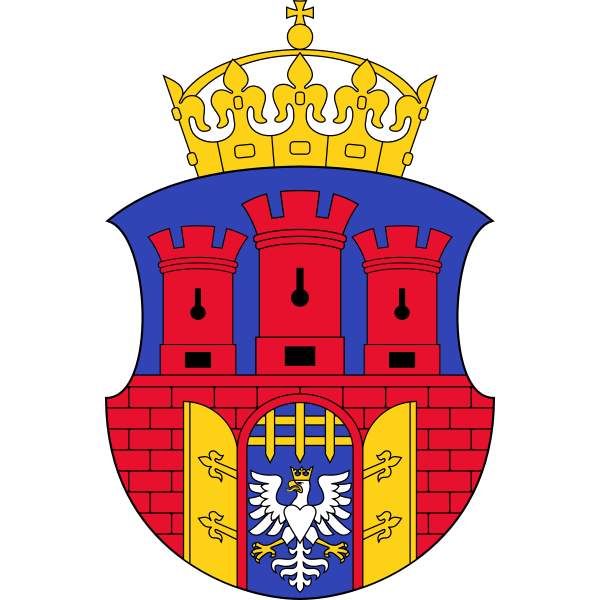 Vector image of coat of arms of Cracow City