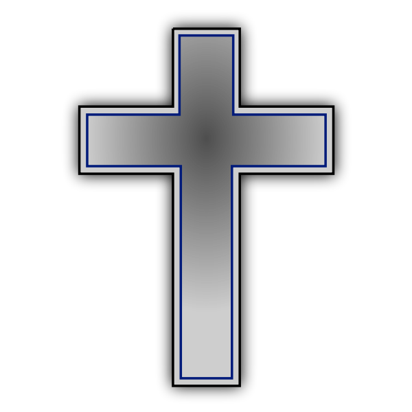 Cross symbol vector graphics