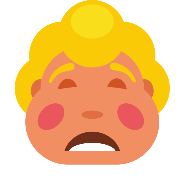 Cute kid crying