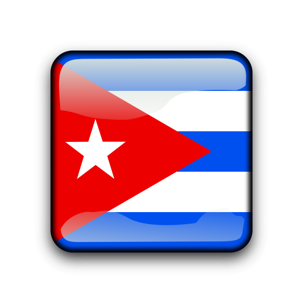 Cuba vector button