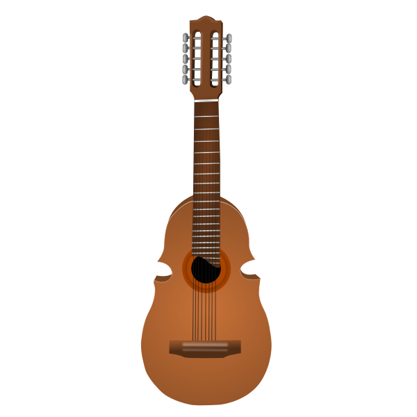 Vector illustration of guitar