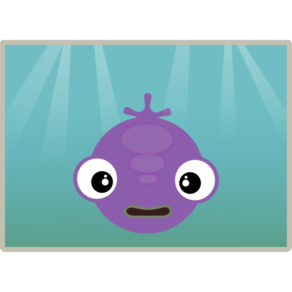 Cute fish vector illustration