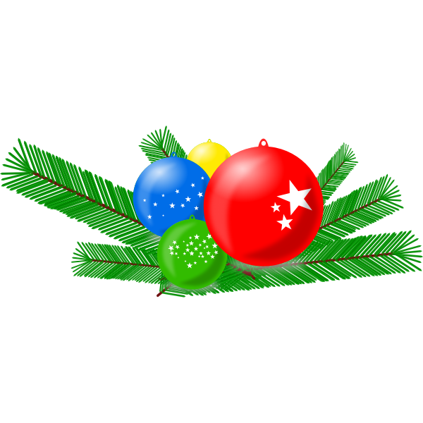 Christmas balls | Free SVG