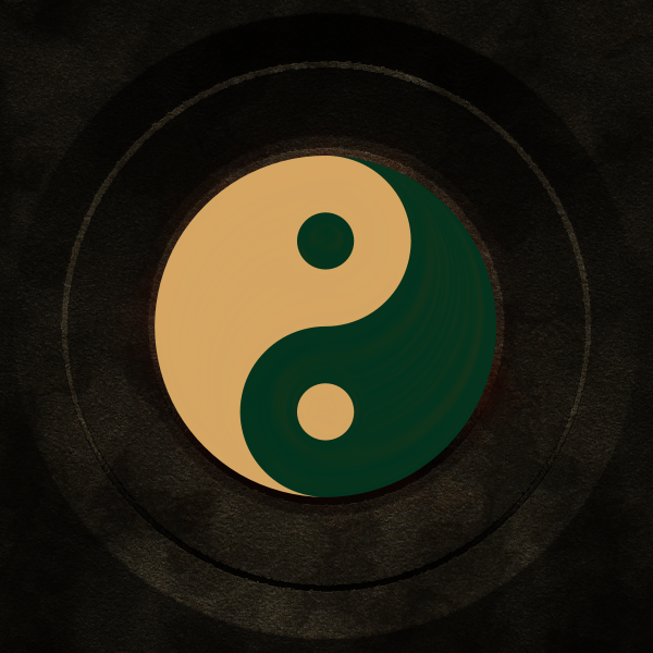 Yin Yang symbol with filters