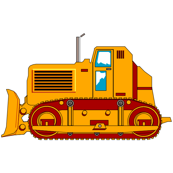 Bulldozer construction machine