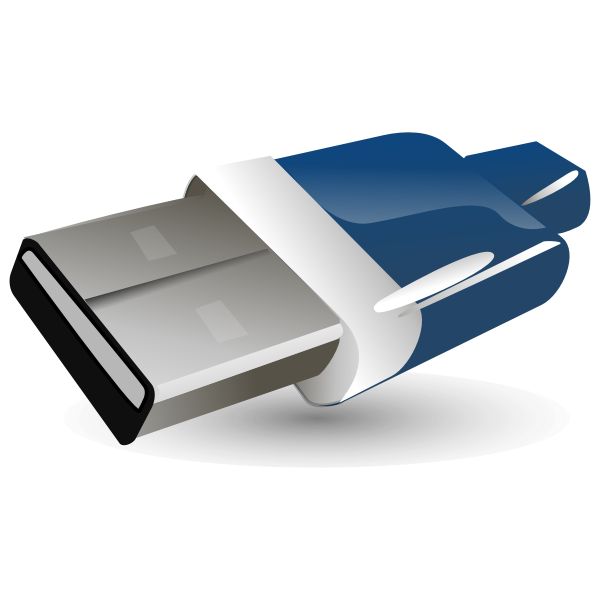 USB flash drive vector illustration