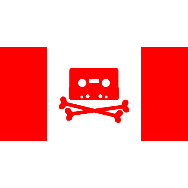 Canadian Music Pirate Flag