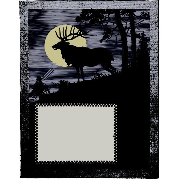 Deer frame colour