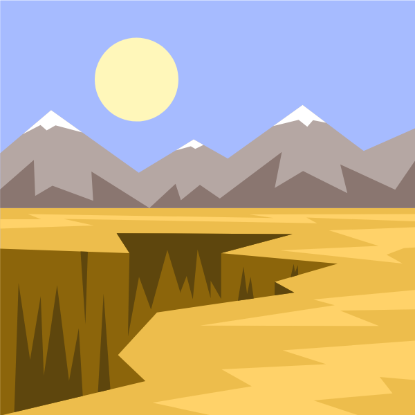Desert and mountains