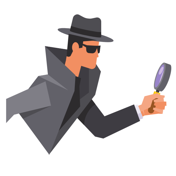 Detective at work