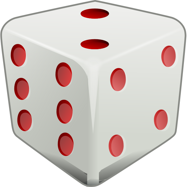 3d image of dice