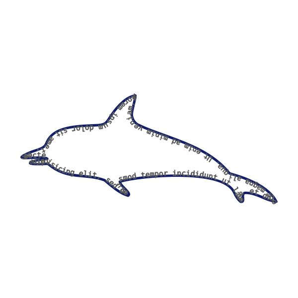 dolphina lineart animation