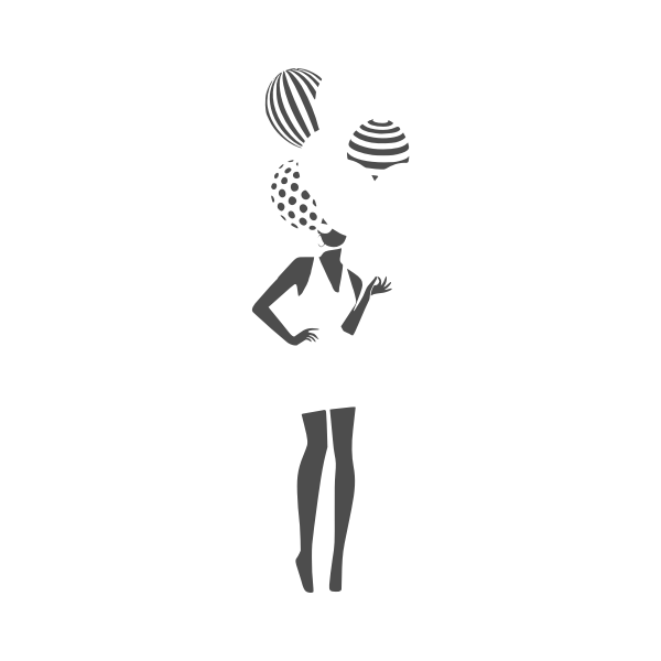 donna con palloncini 1