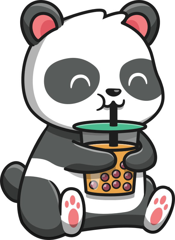 Drinking Panda