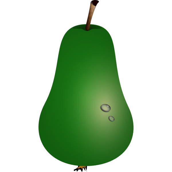 Vector illustration of pear