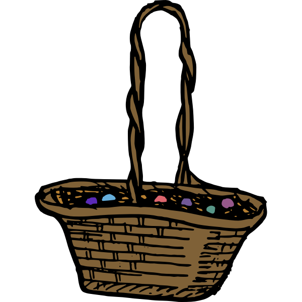 29+ Easter Basket Svg Free PNG Free SVG files | Silhouette and Cricut