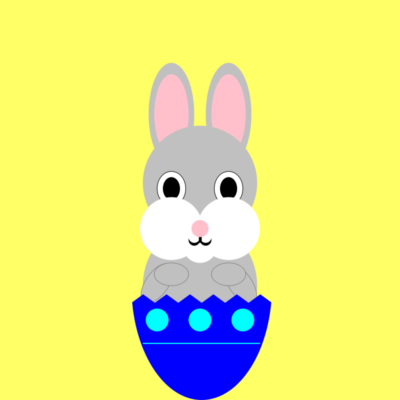 Blank Easter egg vector image