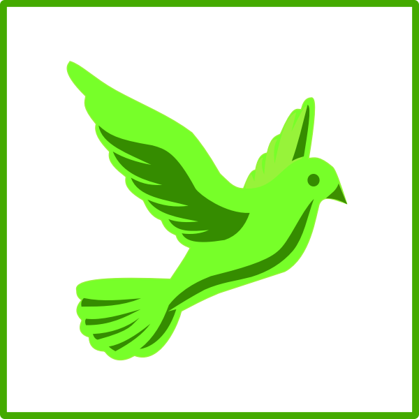 eco green peace icon