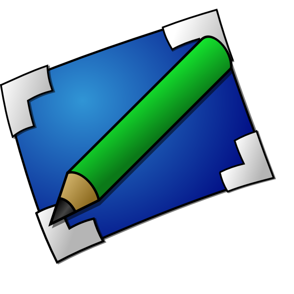 Color vector image of art folder icon