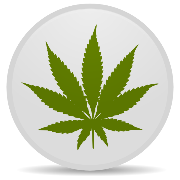 Marijuana symbol vector image