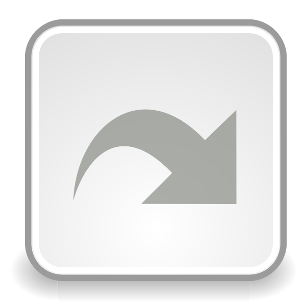 Grayscale image of download icon
