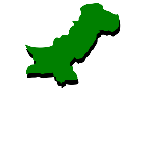 Pakistan Map Free Svg