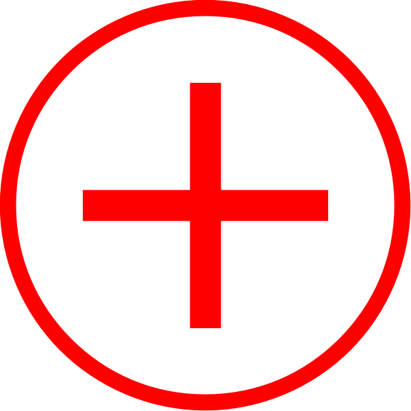 Vector drawing of first aid icon