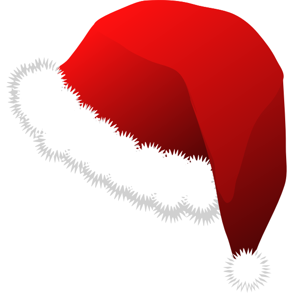 Santa Claus red hat vector illustration | Free SVG