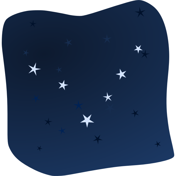 Stars in the night | Free SVG