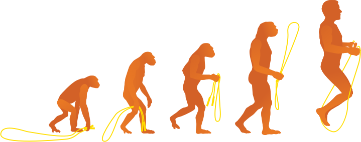 Rope jumping evolution