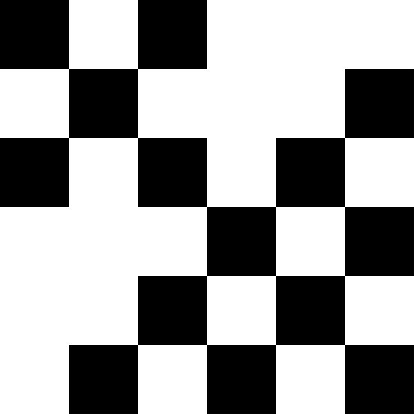 Black and white squares