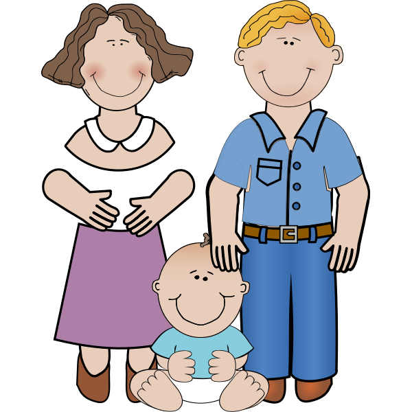 Download Vector Image Of Family Portrait Free Svg