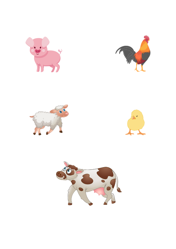 Farm animals | Free SVG