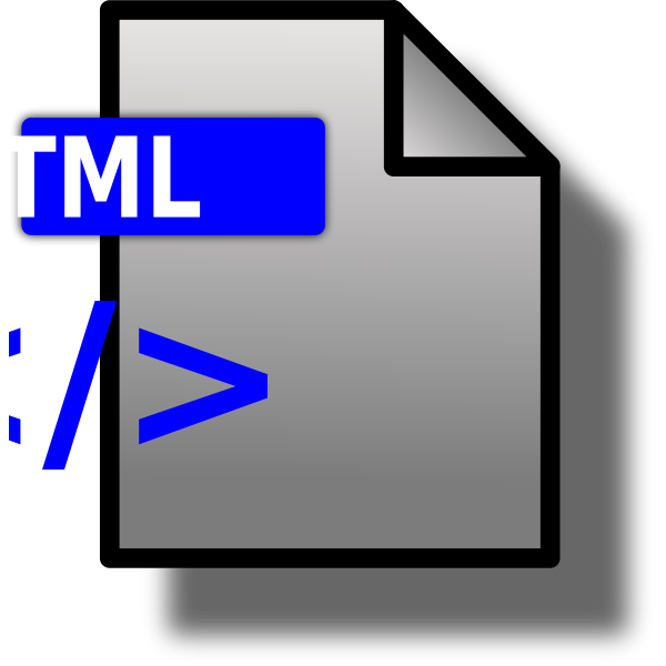 file icon html
