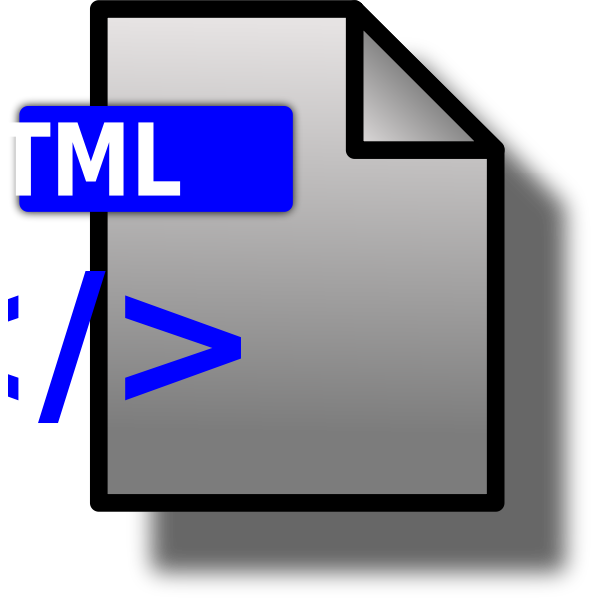 File Icon Html Free Svg