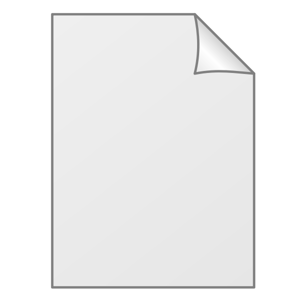 Grayscale file icon vector clip art