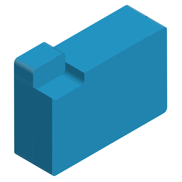 Blue file folder