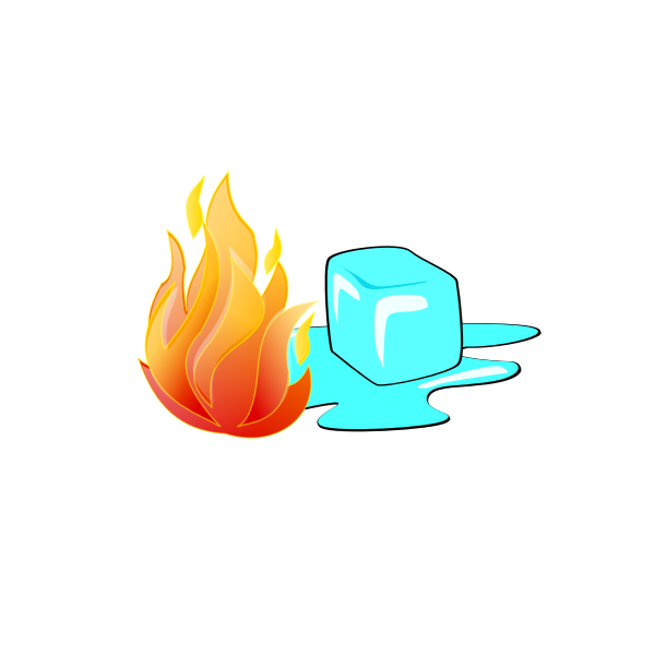 fire and ice | Free SVG