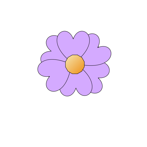 0  Draw A Purple Flower  Free Transparent PNG Clipart Images Download