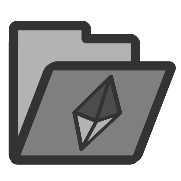 Folder crystal icon