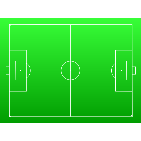 Football pitch vector image | Free SVG
