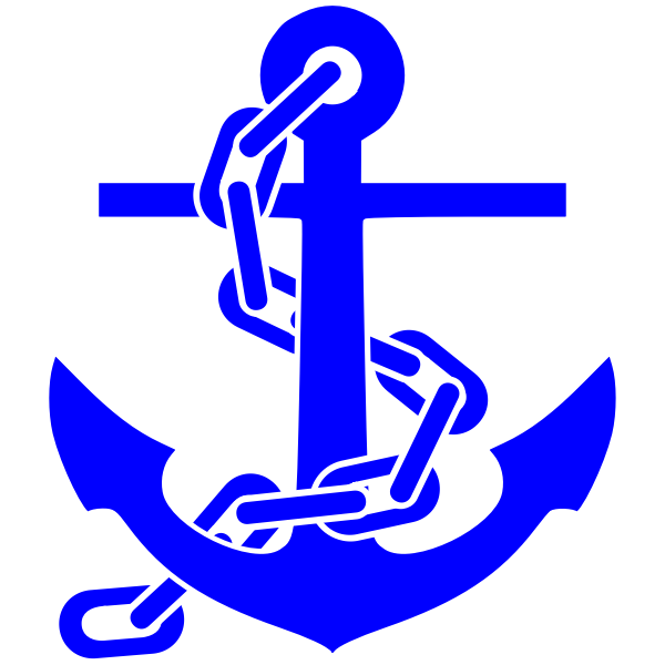 Ship anchor vector image