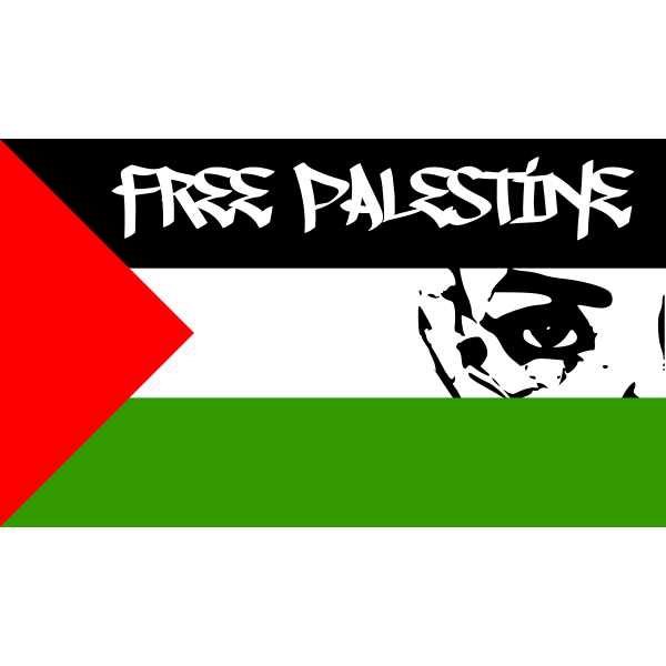 Free Palestine Banner Vector Free Svg