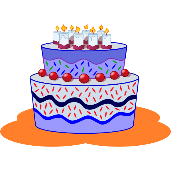 Cartoon cute sweet cake clipart. 18746321 PNG