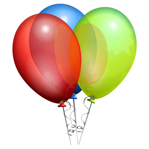 Balloons vector drawing