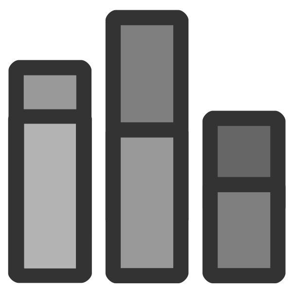 Bar diagram icon