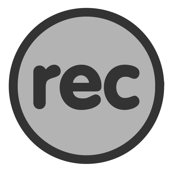 Vector of recording icon