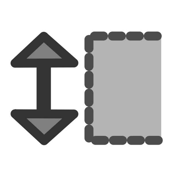 Resize row icon